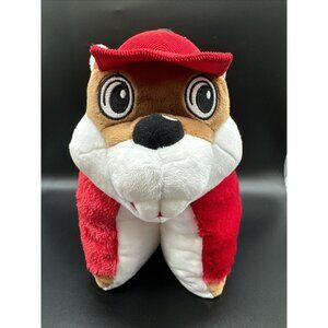 BUCEE'S Bucky Beaver Pillow Travel Foldable Plush BUC-EE'S Gas Station